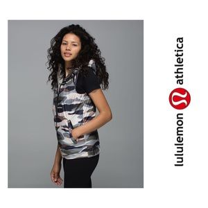 Lululemon The Fluffiest Down Vest Cashew Camo Pink 8